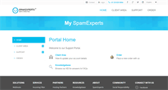 Desktop Screenshot of my.spamexperts.com